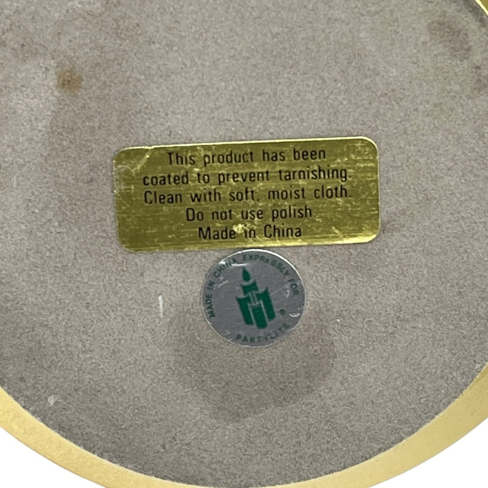 Vintage Spiral Adjustable Gold Plated Brass Candle Stick Holder Mid Century 4” - Picture 6 of 10